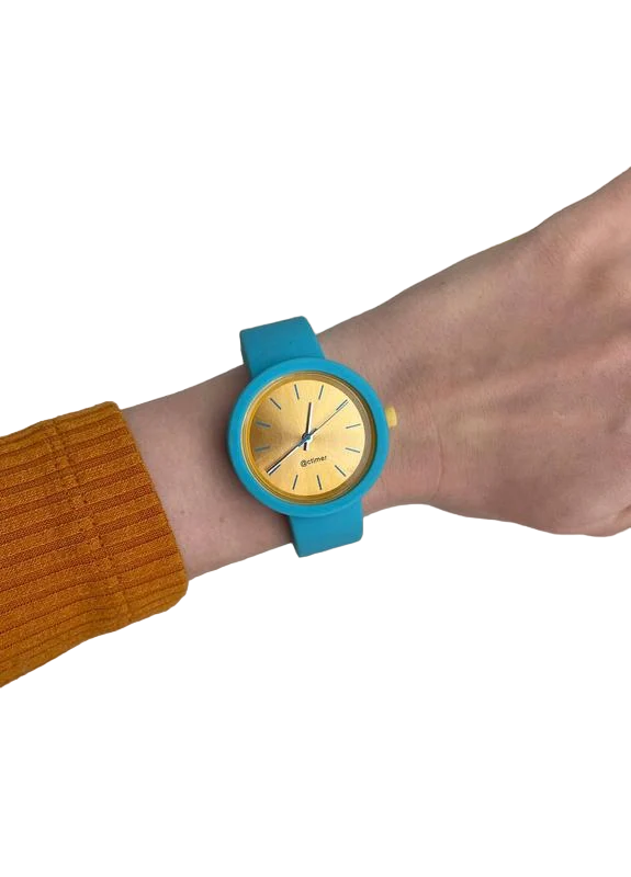 Наручные часы женские Actimer Ukraine силиконовые Голубой (12593)