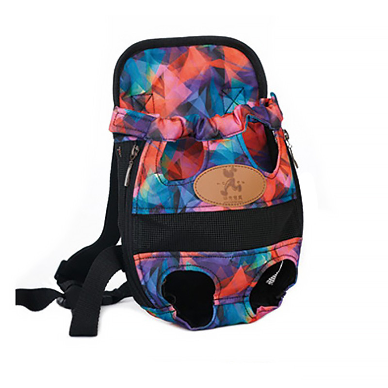 Рюкзак-переноска на груди для животных Hoopet HY-1203 Colorful S