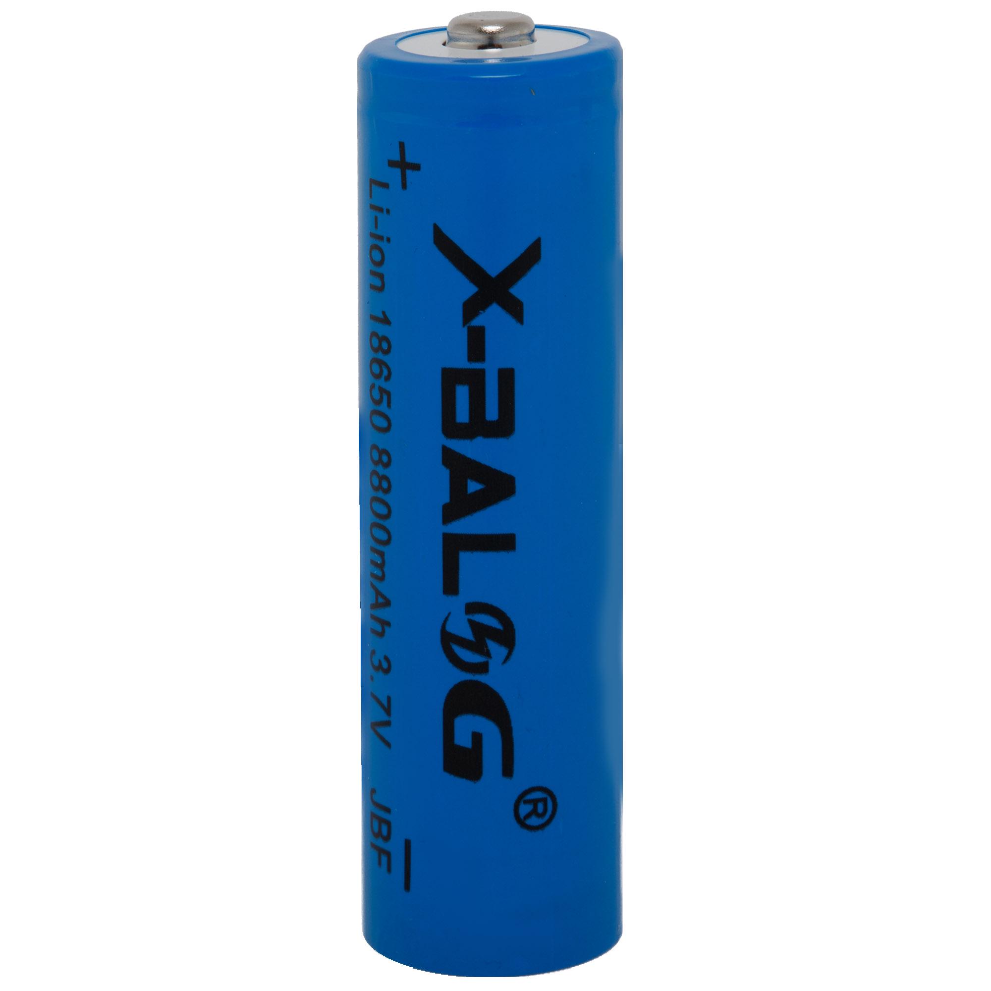 Аккумуляторная батарея X-balog 18650 3,7V 4,2V 9.6 wh 8800 mah 1 шт. - фото 4