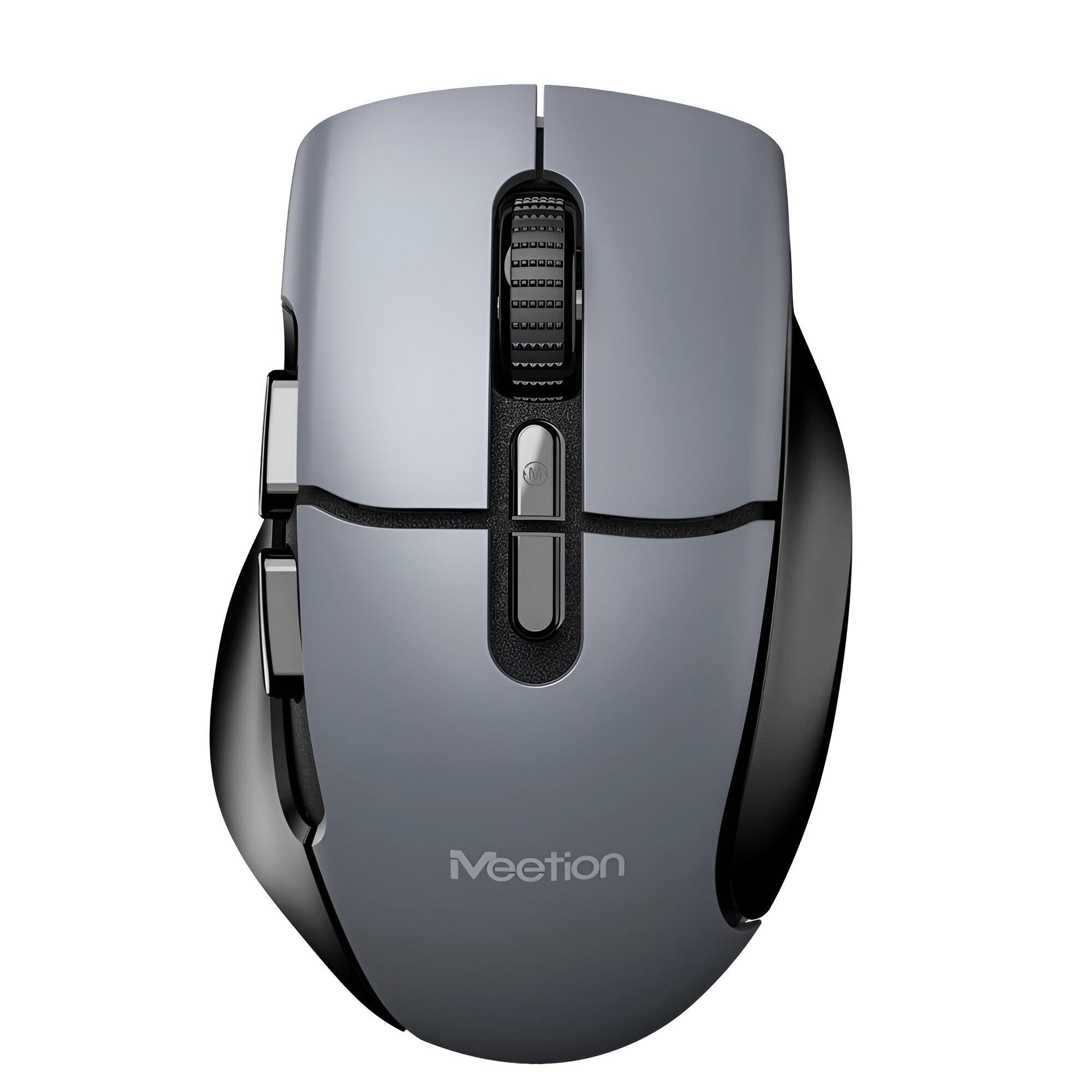 Мышь игровая беспроводная Meetion BTM001 с RGB подсветкой 2.4G/Bluetooth Серый (29853517) Мышь игровая беспроводная Meetion BTM001 с RGB подсветкой 2.4G/Bluetooth Серый (29853517)