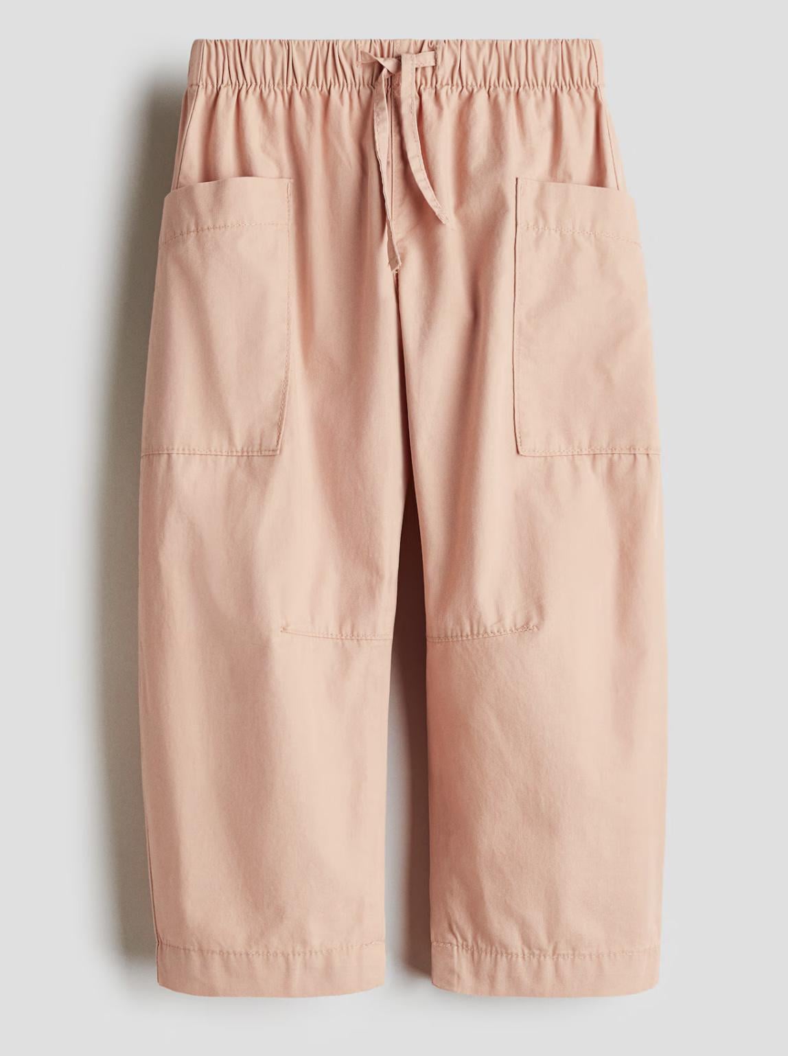 Брюки для девочки H&M 122 см Персиковый (526)