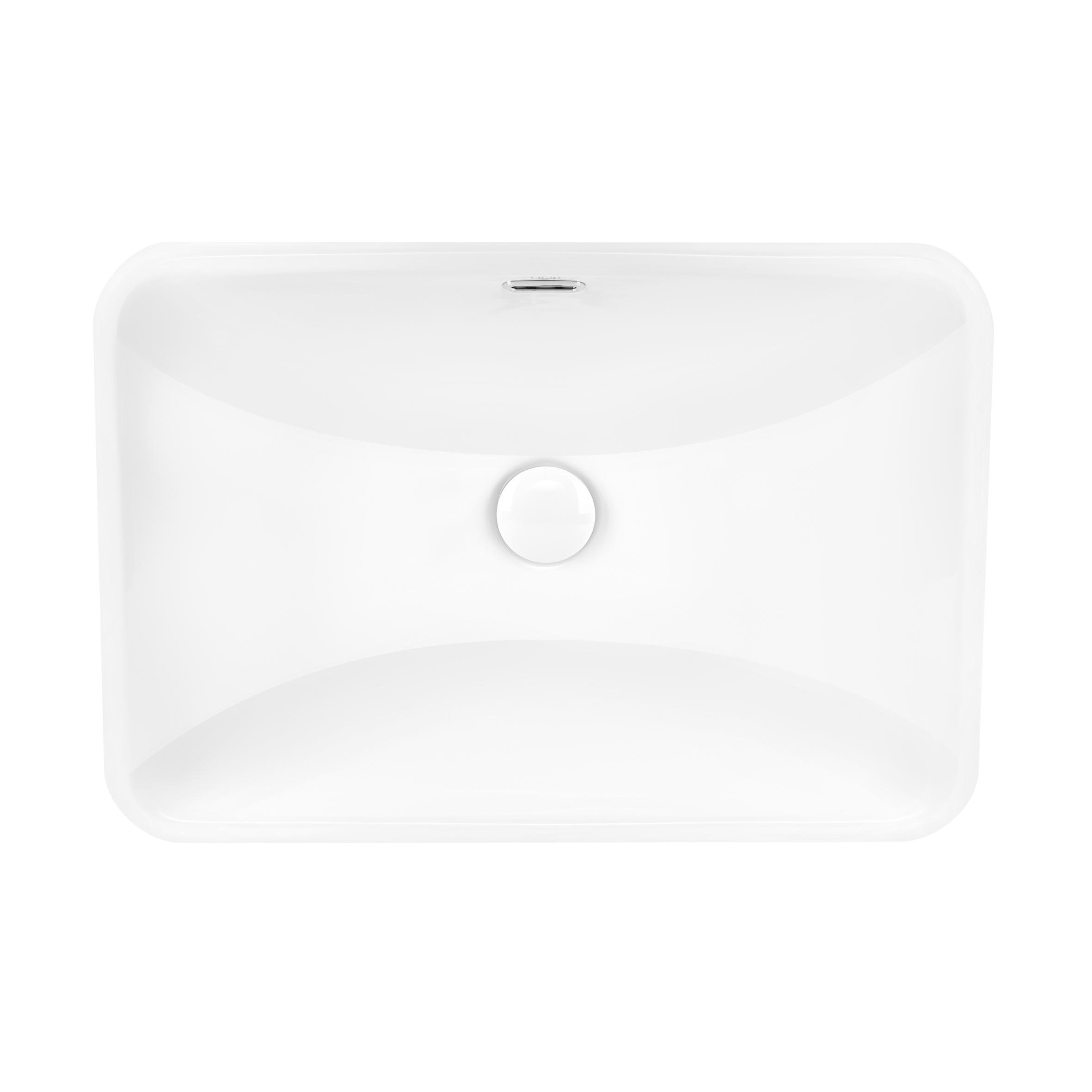 Раковина Qtap Jay с донным клапаном 590х400х175 мм White  (QT0711K306W)