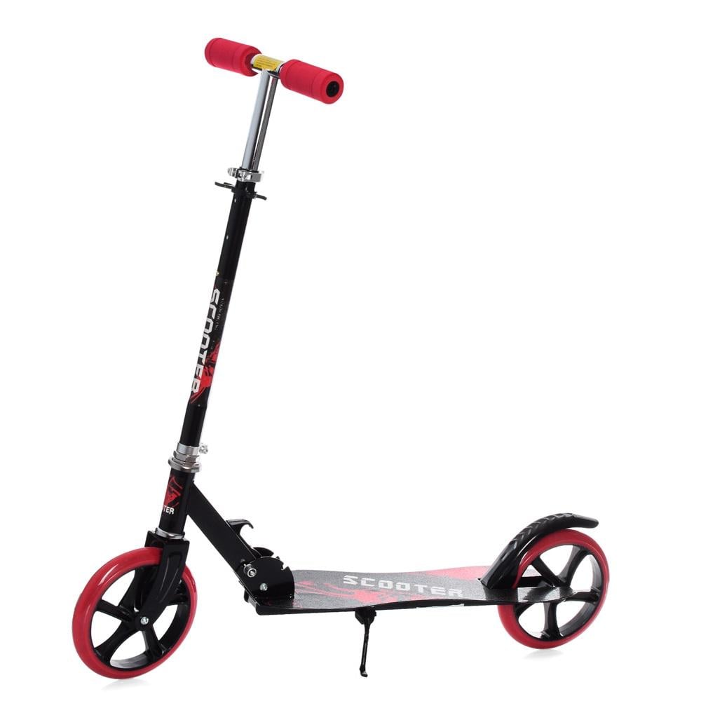 Самокат iTrike SR 2-050-1-BR Черный/Красный