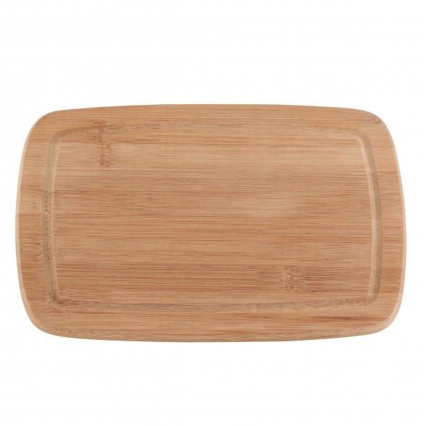 Доска разделочная Axentia с желобом прямоугольная бамбук 32x21х1,8 см (125236) - фото 2 Доска разделочная Axentia с желобом прямоугольная бамбук 32x21х1,8 см (125236) - фото 2