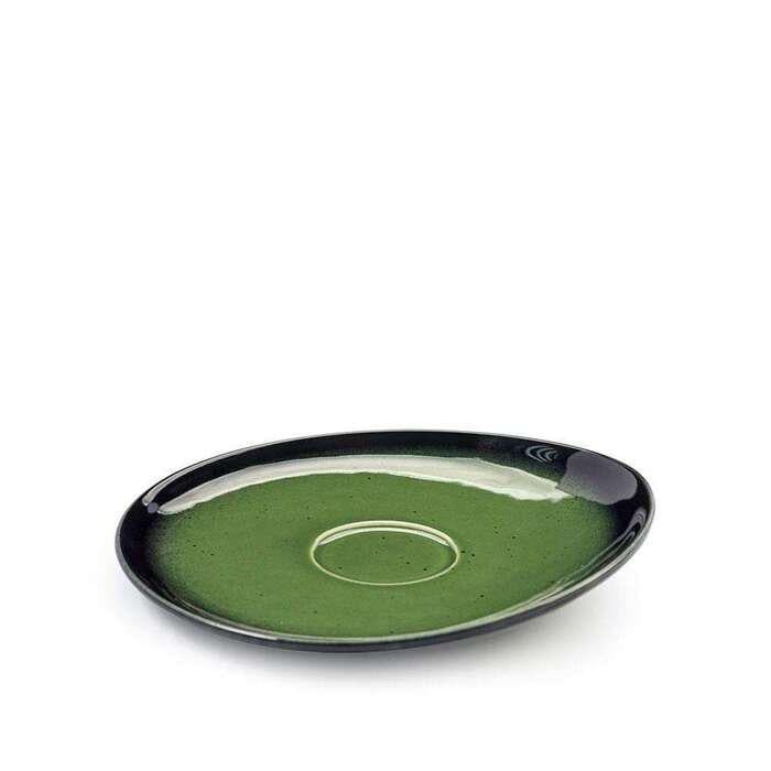 Блюдце Ariane Vital Coupe 16 см Splash Edge Green (AVCARN224014016)