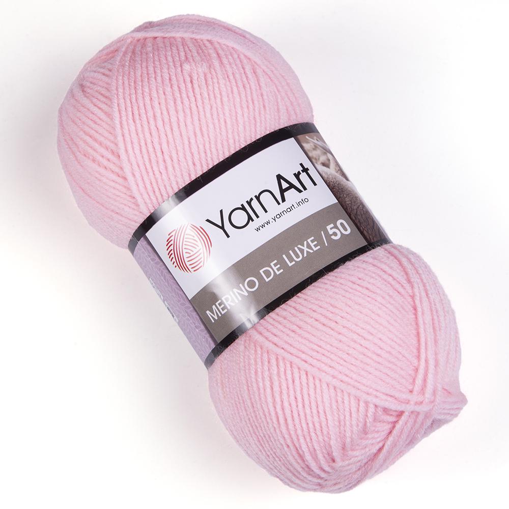 Пряжа YarnArt Merino De Luxe 217 Розовый (6046)