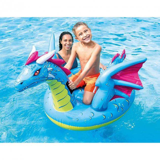 Надувний плотик Intex Дракон NP 201х191 см (57563) - фото 2 Надувний плотик Intex Дракон NP 201х191 см (57563) - фото 2