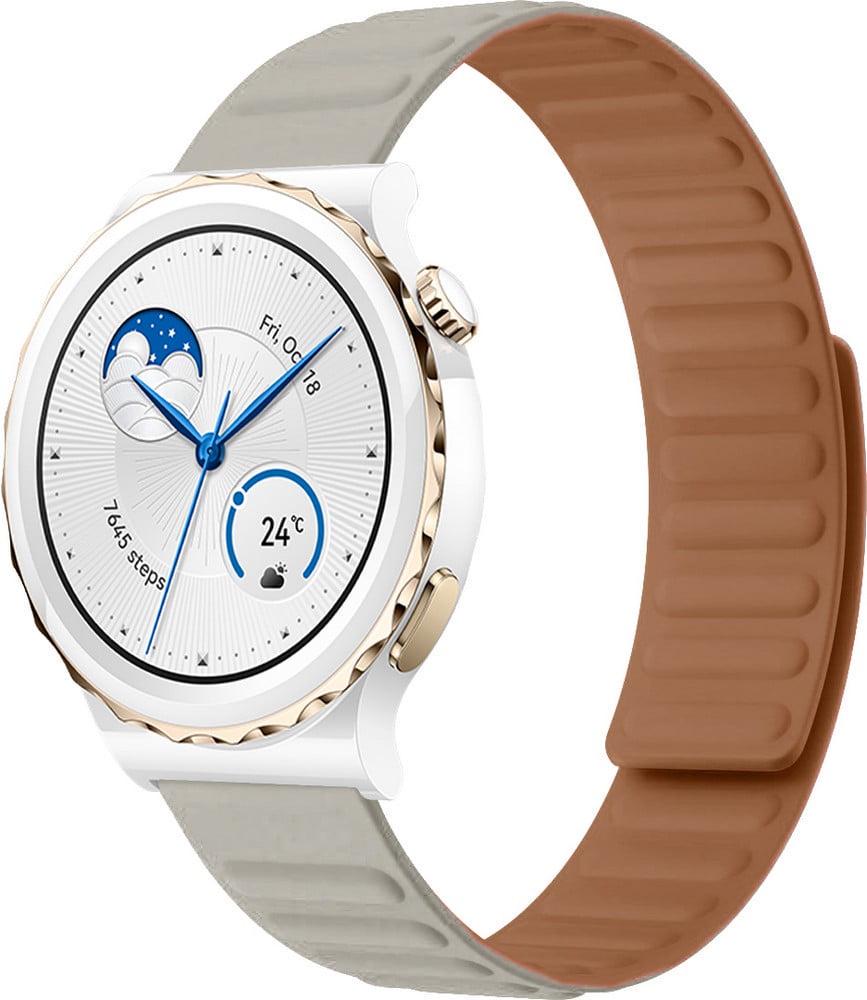 Ремешок Magneter для Huawei Watch GT3 Pro 43 мм Beige (38307-34) Ремешок Magneter для Huawei Watch GT3 Pro 43 мм Beige (38307-34)