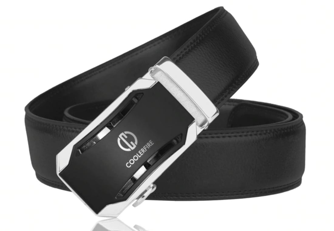 Кожаный мужской ремень Primo Coolerfire ZD051-S с автоматической пряжкой (990291058)