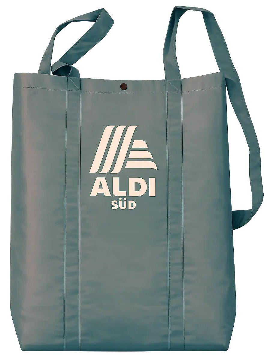 Сумка-шоппер для покупок Aldi складна Сірий (4061461521431)
