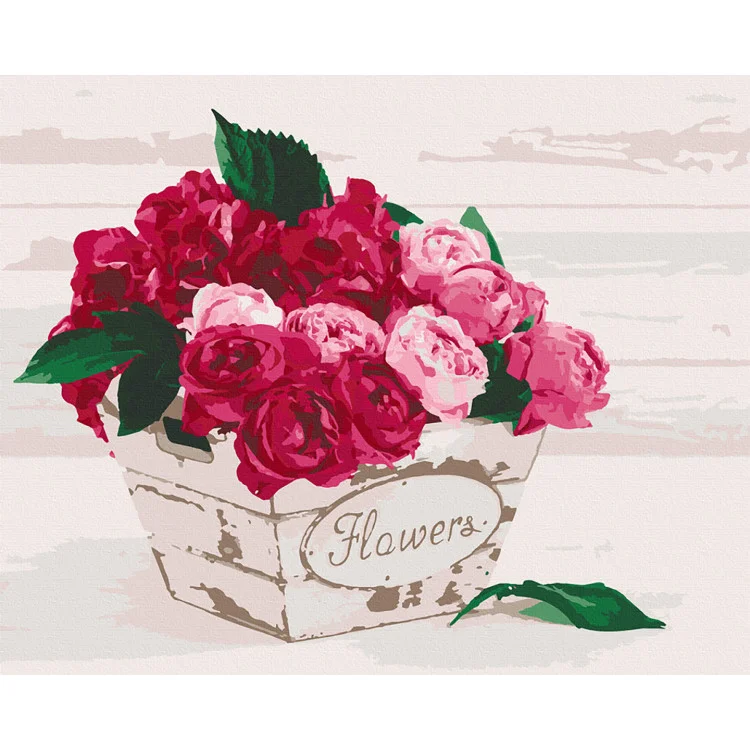 Картина за номерами ART CRAFT 12151-AC Flower's box 40х50 см (2228896844)