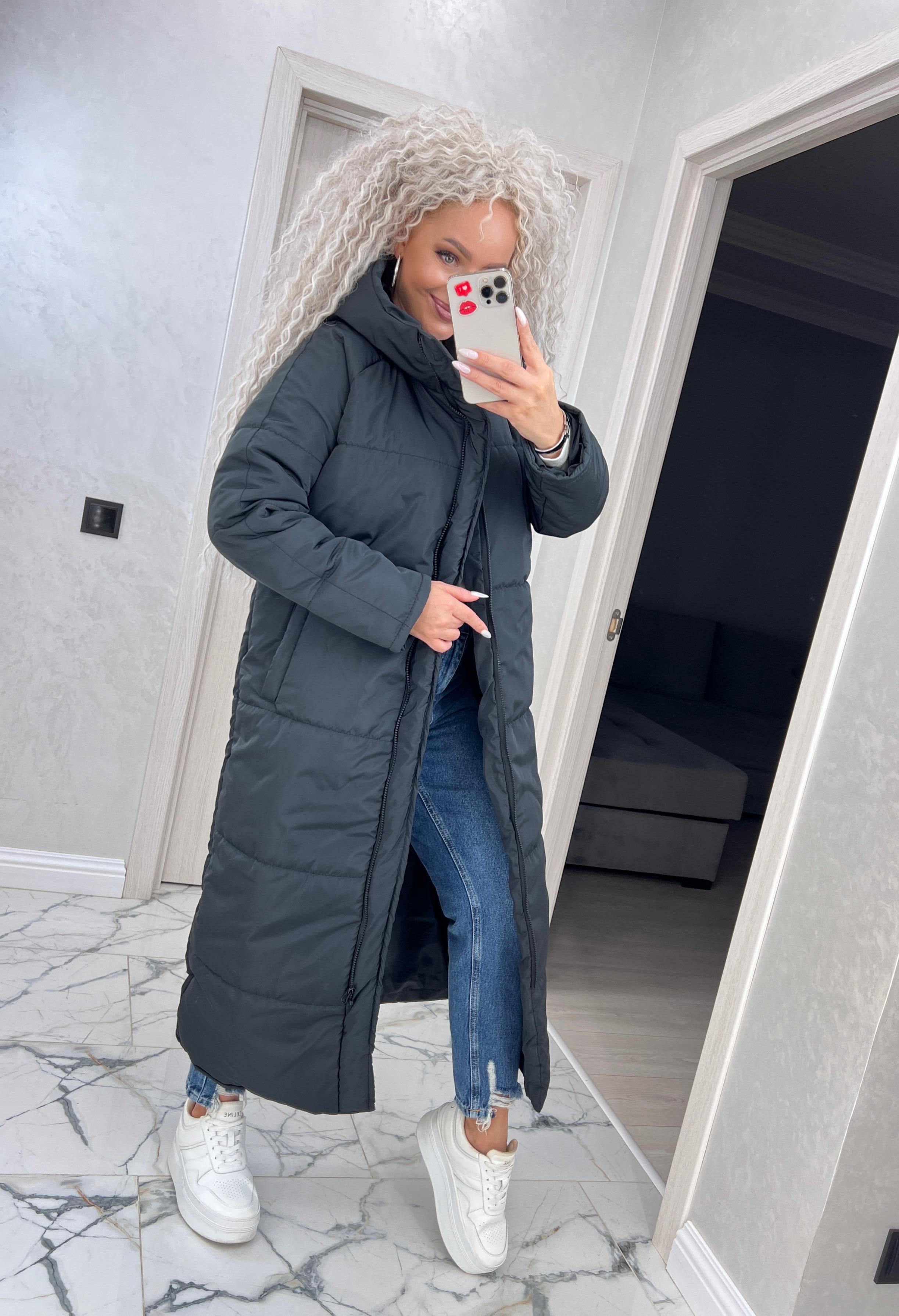 Куртка жіноча Ромона р. 50-52 Чорний (9180/а-мо) - фото 2