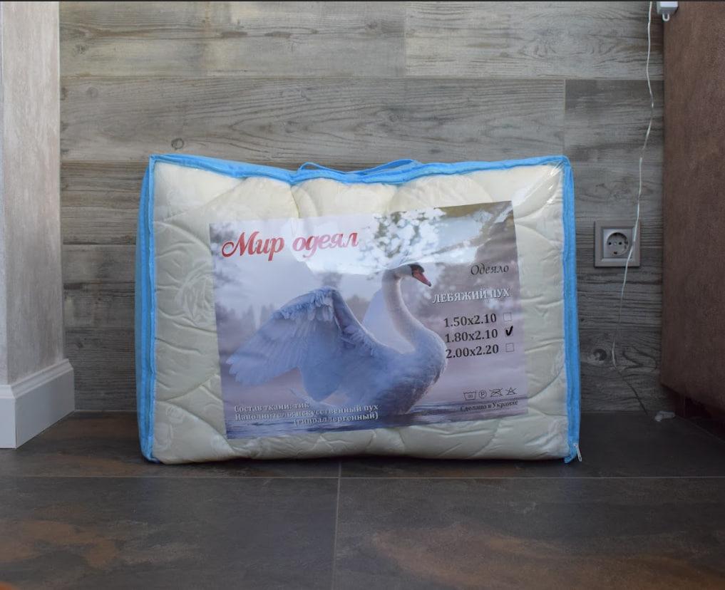 Одеяло искусственный лебединый пух 150х210 см (леб_150) - фото 3
