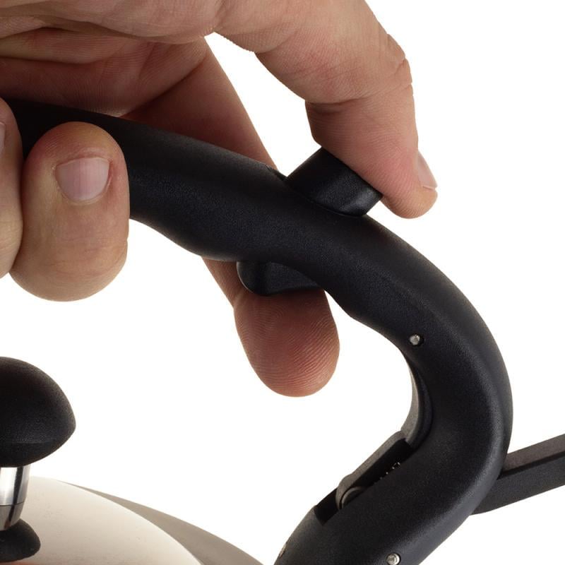 Чайник Ofenbach нержавіюча сталь зі свистком 2,7 л Black (NB-100313BL) - фото 4 Чайник Ofenbach нержавіюча сталь зі свистком 2,7 л Black (NB-100313BL) - фото 4