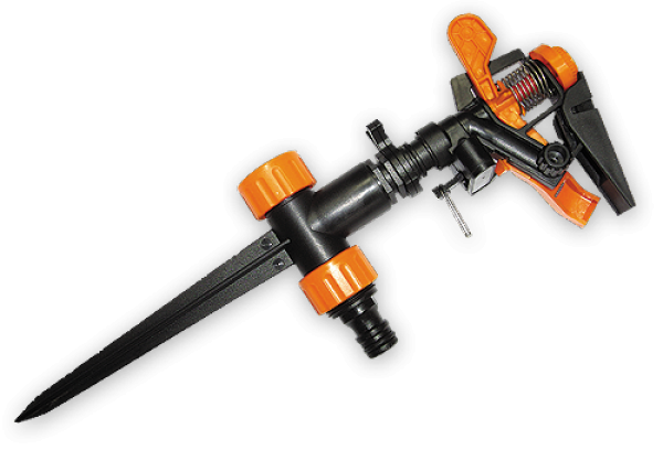 Ороситель пульсивный Bradas BLACK LINE пластиковый на коле (ECO-TS1004)