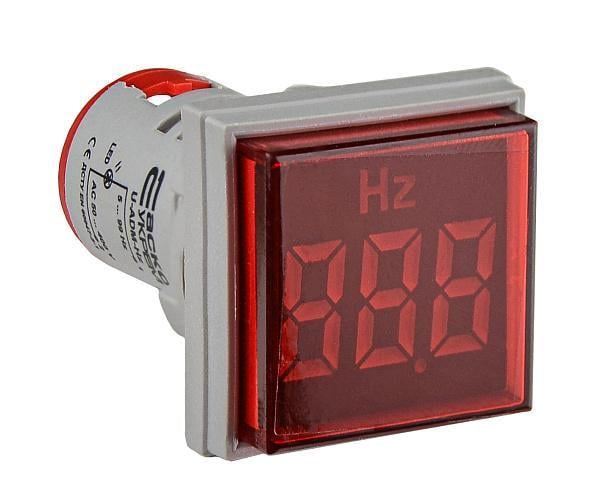 Светосигнальная арматура АСКО-УКРЕМ с индикатором частоты серии U-ADM-Hz квадратная ᴓ22 мм Красный (00000055224)