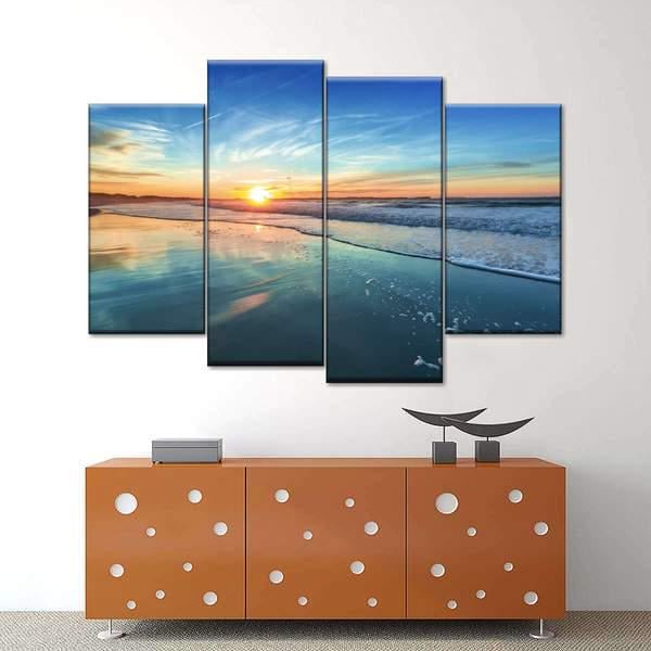 Модульная картина KIL Art Лазурный рассвет из четырех частей 89x56 см (M4_M_95) Модульная картина KIL Art Лазурный рассвет из четырех частей 89x56 см (M4_M_95)