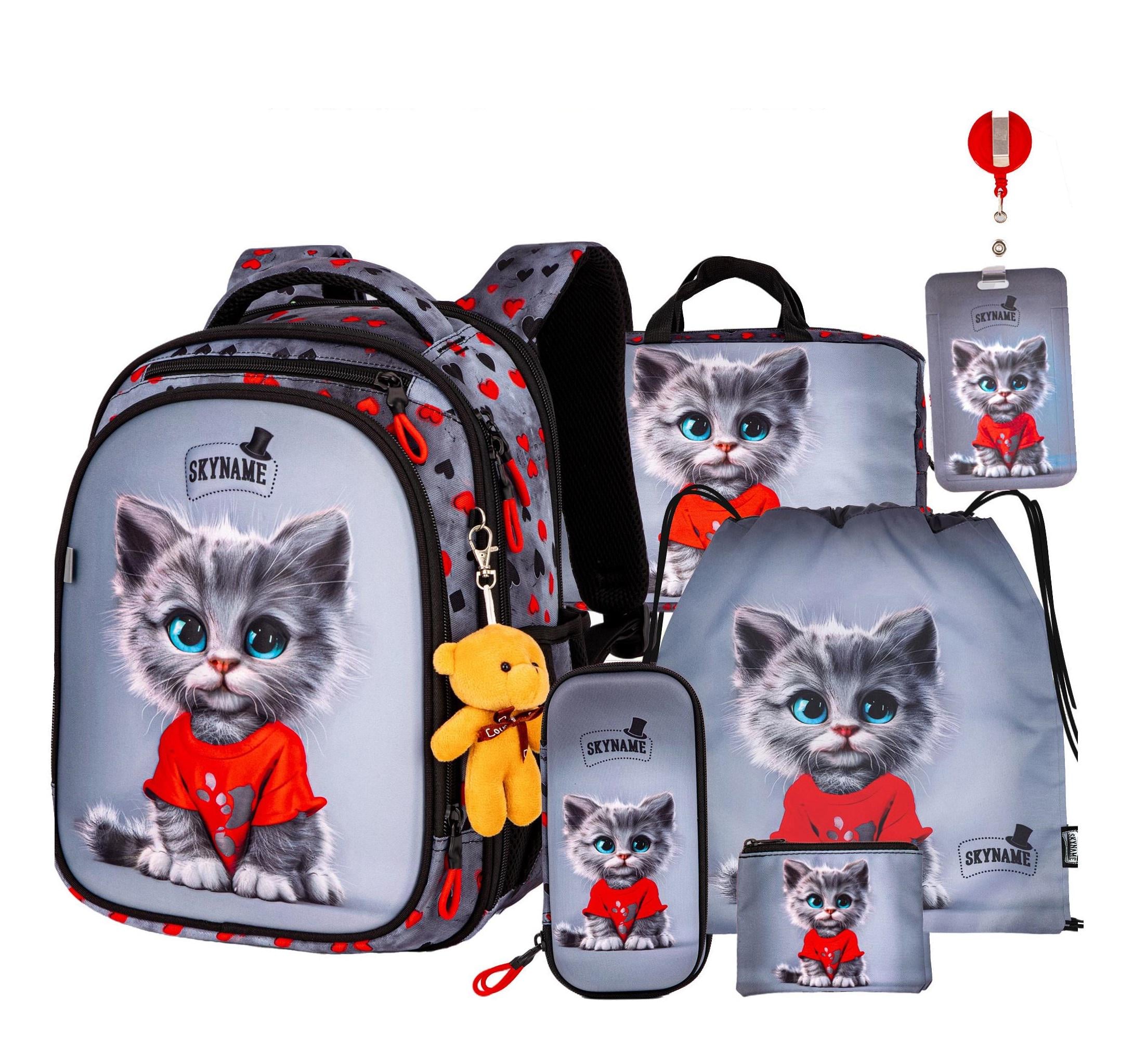 Набір шкільний рюкзак та аксесуари Winner SkyName 6в1 (RK-601)