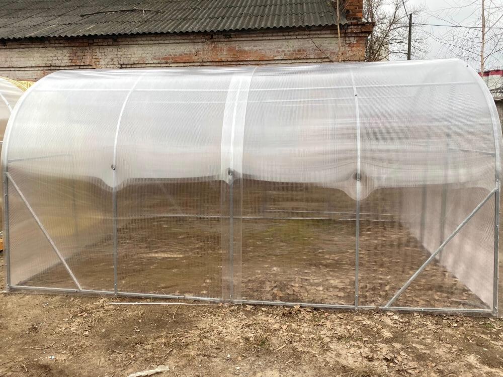 Теплиця Веган 3x4 із оцинкованої квадратної труби з полікарбонатом 4 мм - фото 8