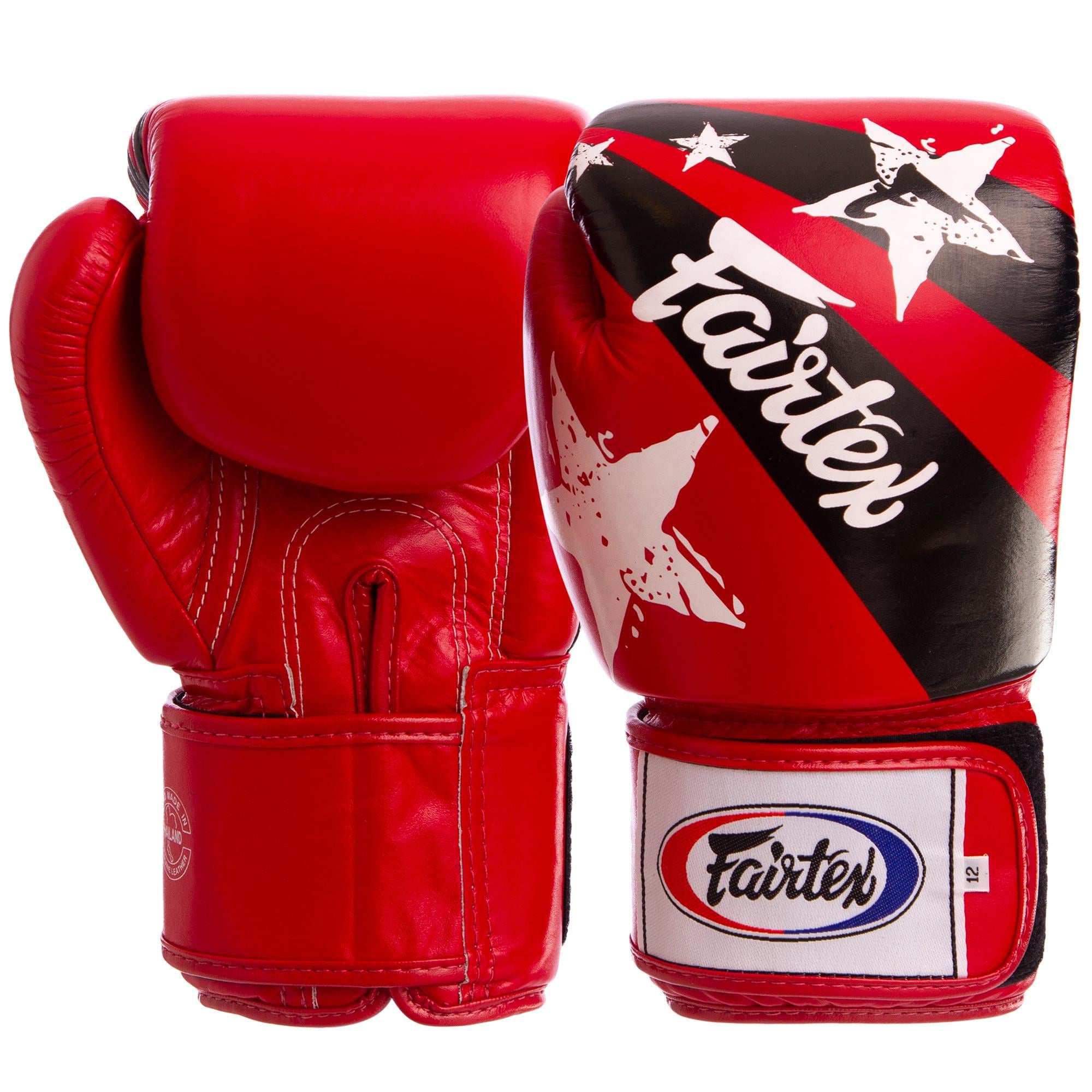 Перчатки боксерские кожаные FAIRTEX NATION PRINT (BGV1N)