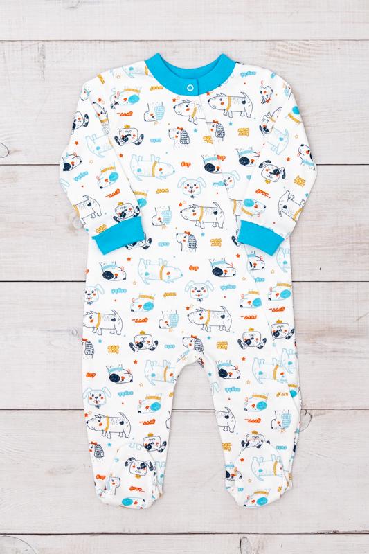 Комбінезон ясельний для хлопчика Носи Своє 80 см Білий (5032-024-4-v1)