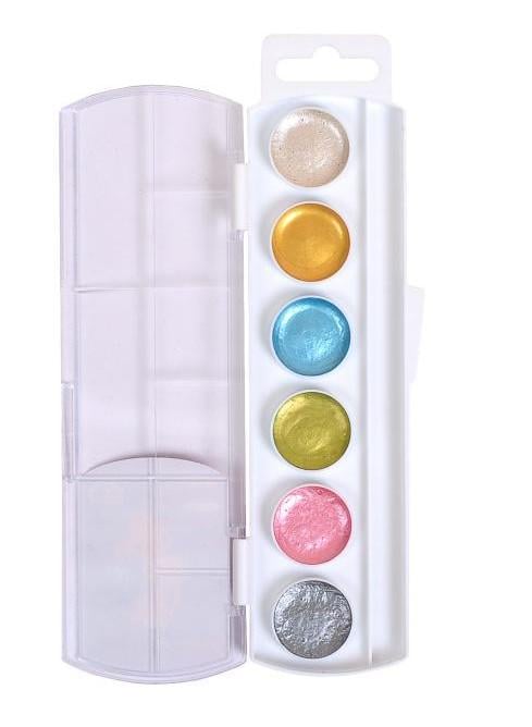 Акварельные краски Творчество 6 цв. перламутровый (400108 4820219213062)