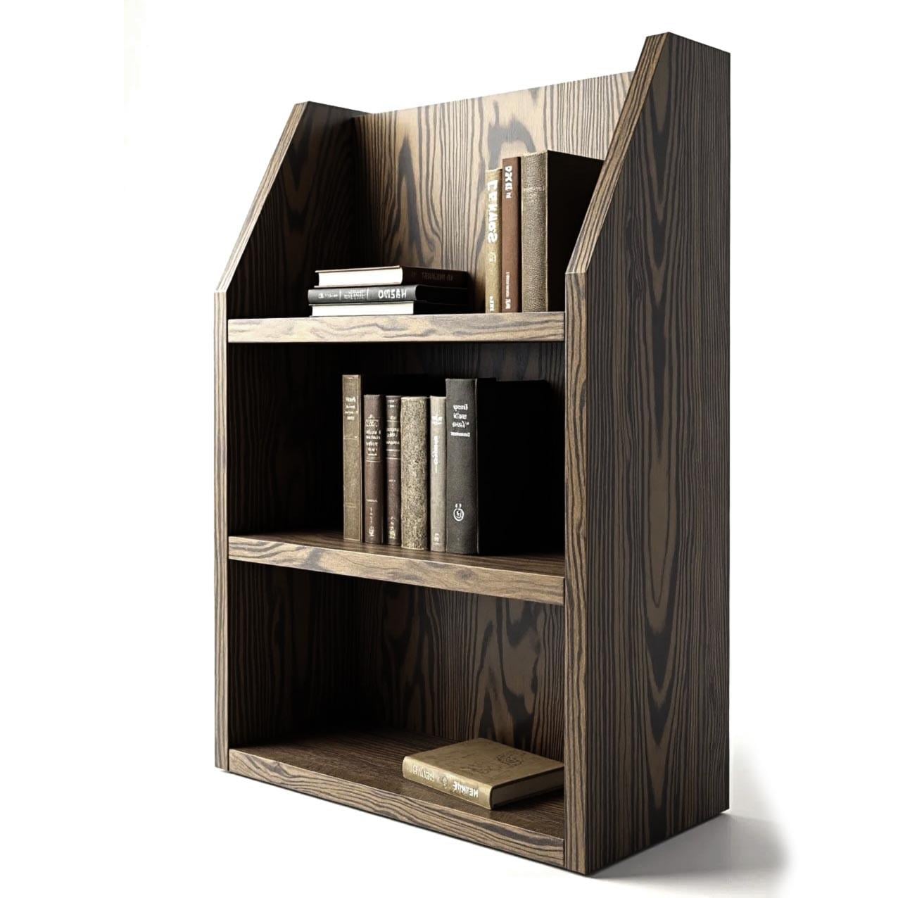 Полка книжная настольная из дерева Нодзоми Палисандр (КПА-037102)