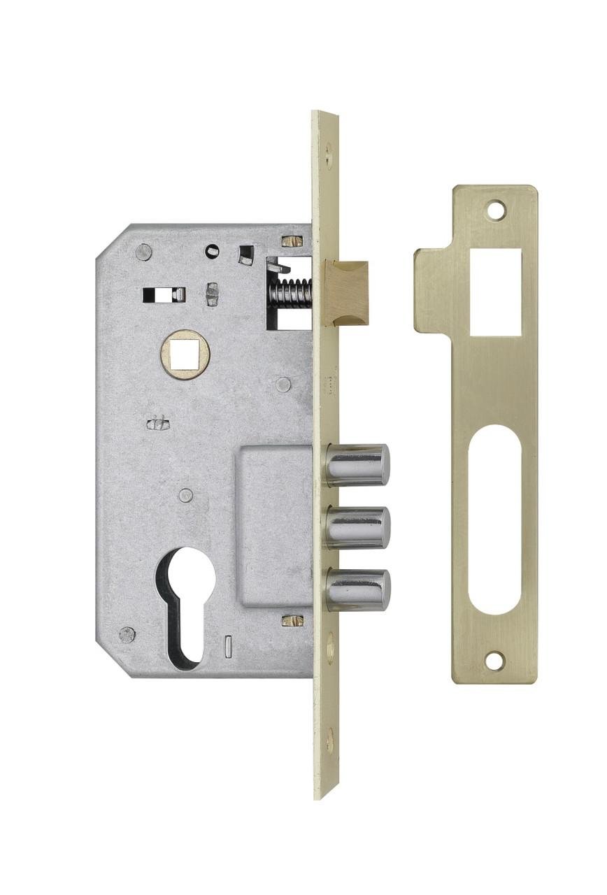 Комплект врізного замка з ручками SIBA Saros 62 мм, темне золото/матове темне золото (А34 3К21 11 SET) - фото 2 Комплект врізного замка з ручками SIBA Saros 62 мм, темне золото/матове темне золото (А34 3К21 11 SET) - фото 2