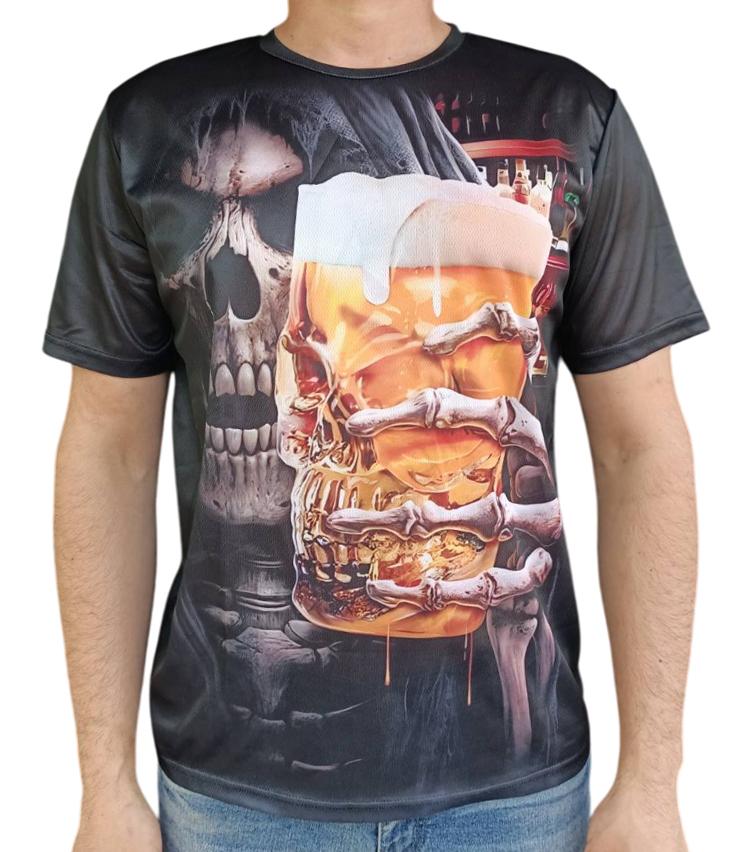 Футболка Череп та пиво L (308) Футболка Череп та пиво L (308)