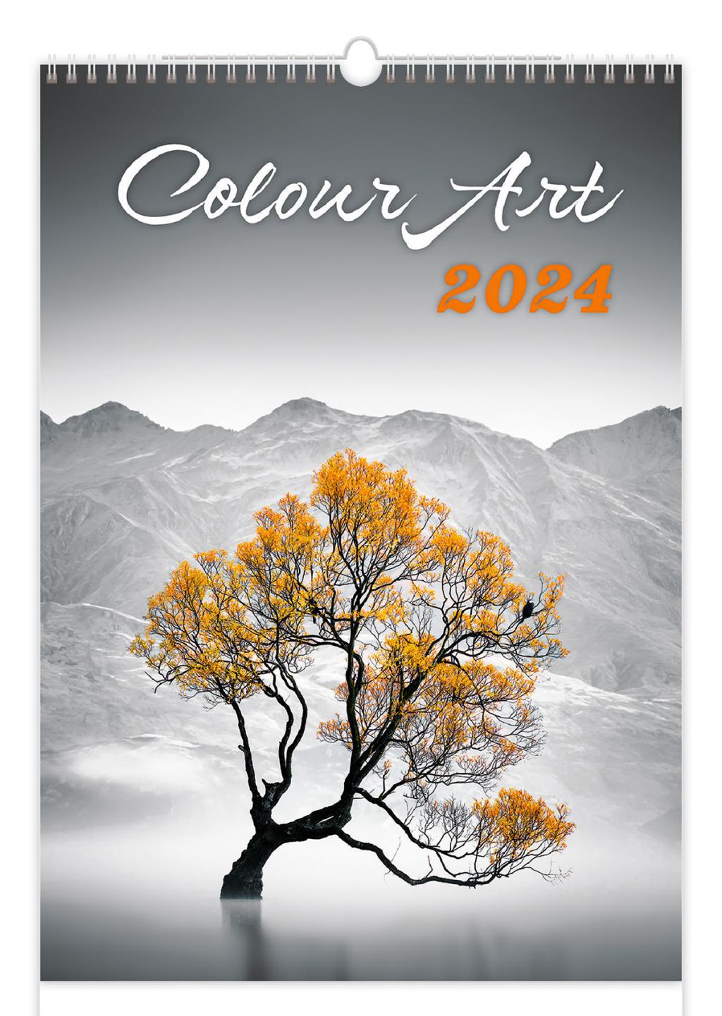 Календарь HELMA 2024 Colour Art 31,5x45 см (N148-24)