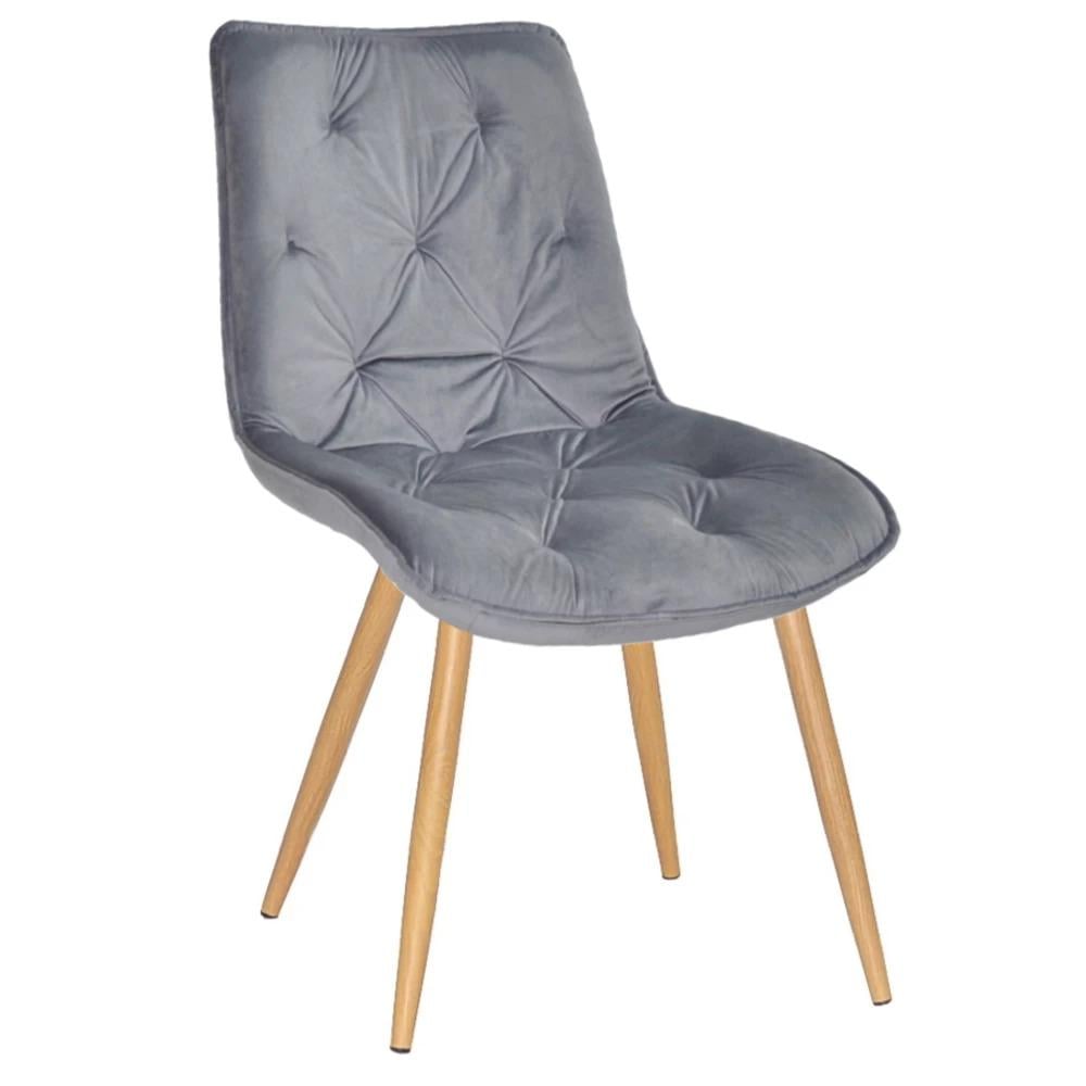 Стул brad wood p601 бархат Серый (898754)