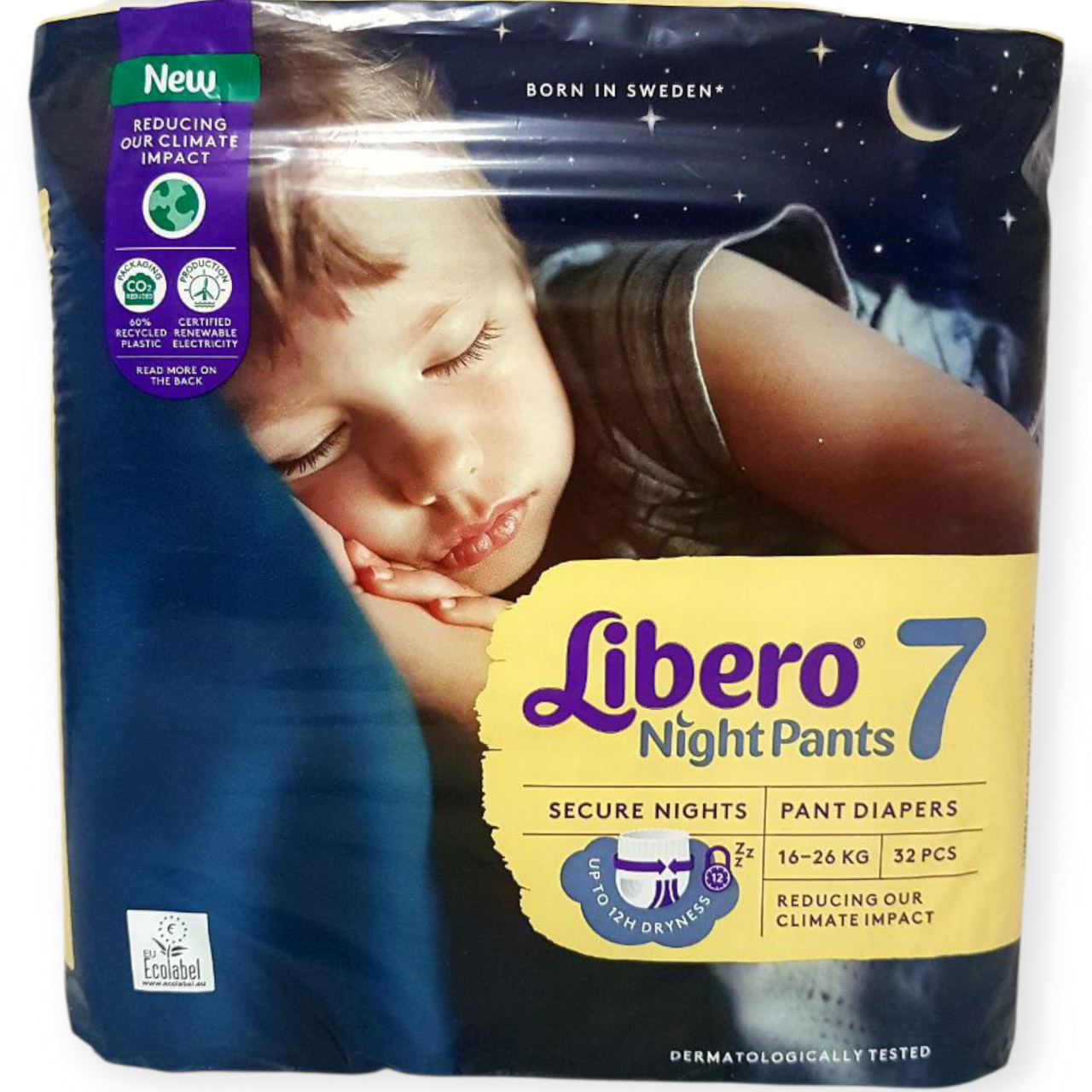 Підгузки-трусики нічні Libero night pants 7 32 шт. (2662639593)