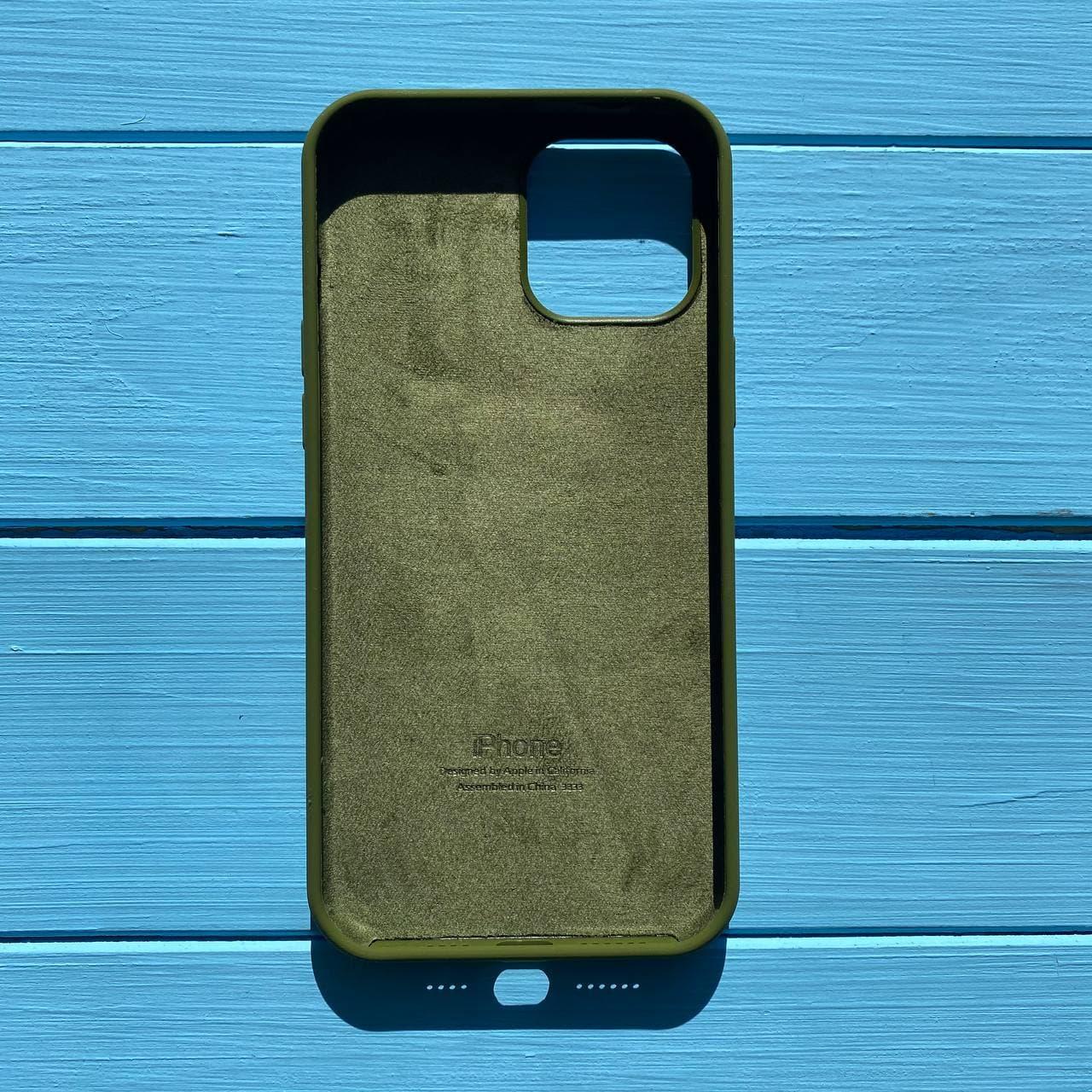 Чехол Silicone Case для Apple iPhone 12 Mini Navy Green - фото 2