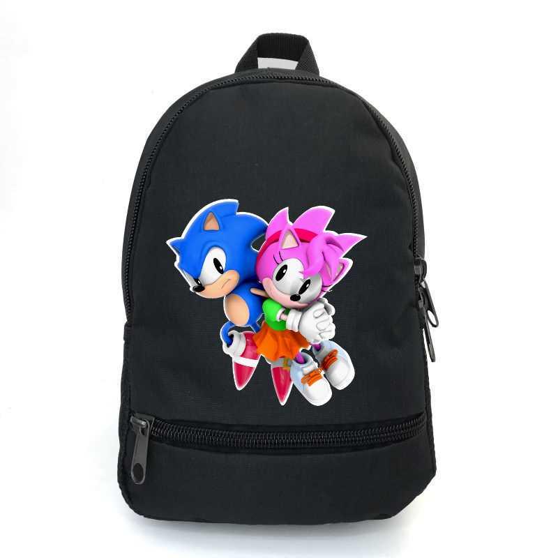 Школьный рюкзак BIG Соник School Bag Sonic-09 43х30х17 см 22 л Черный (2314375276)