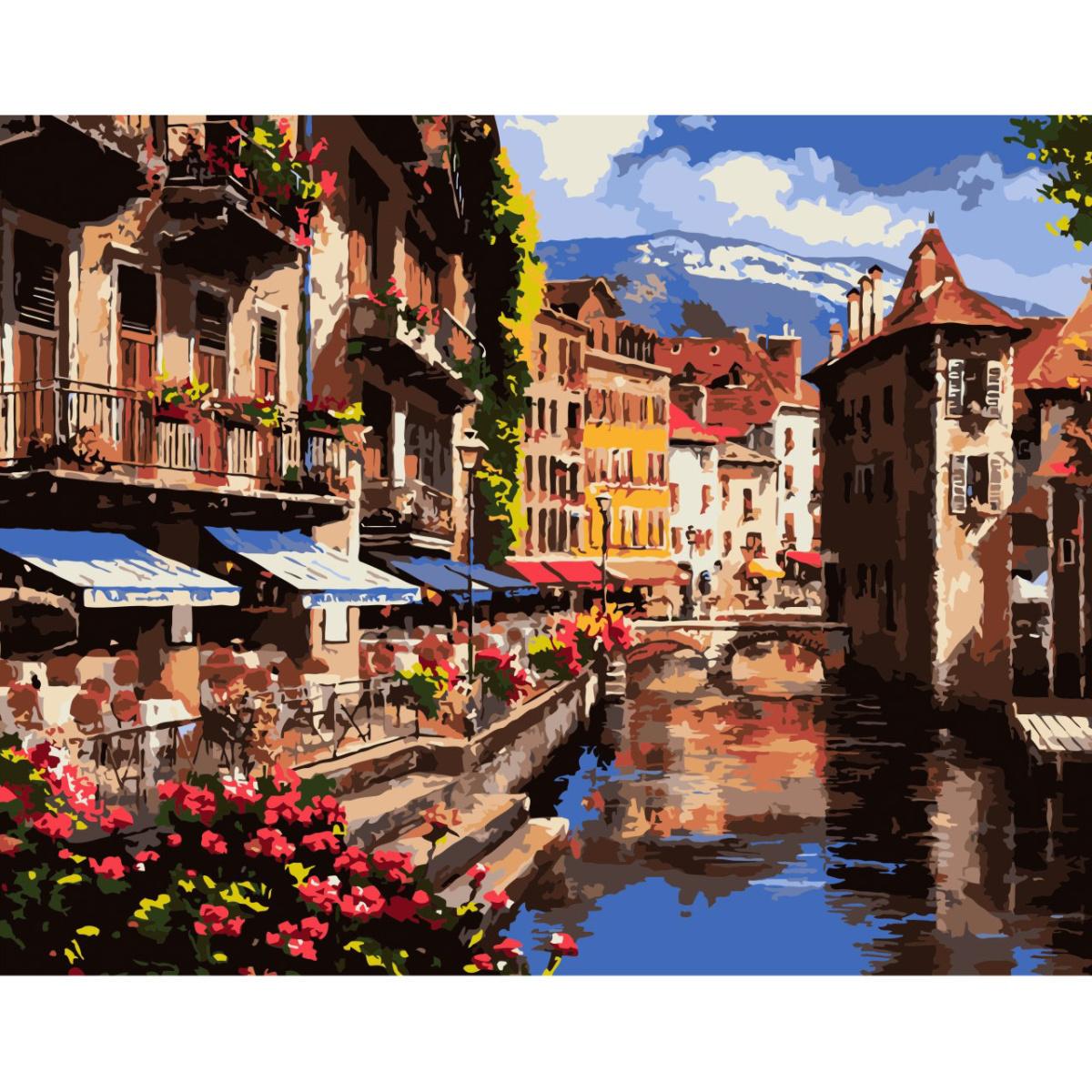 Картина по номерам Strateg В полдень в Анси 40x50 см (VA-0486)