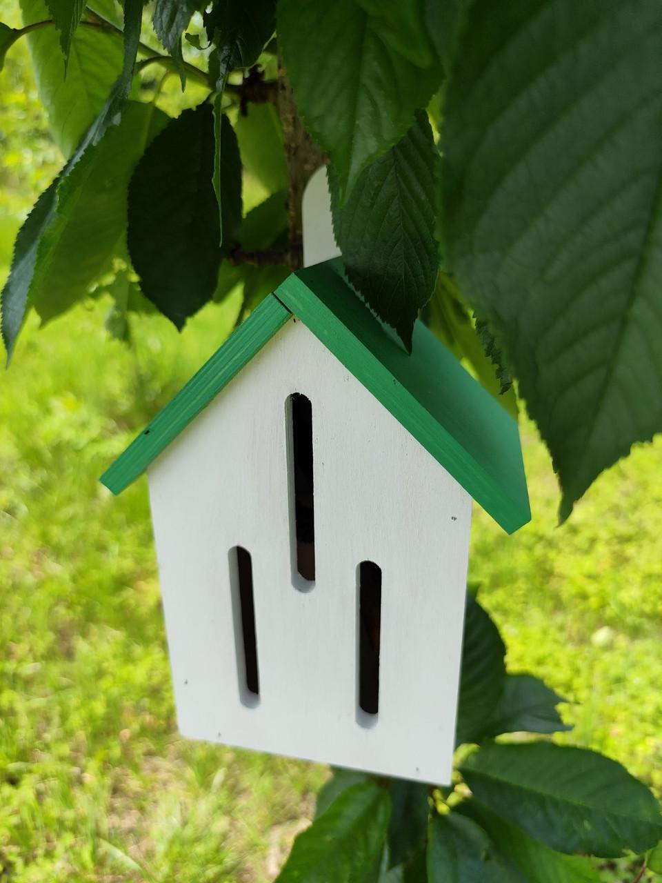 Будиночок для метеликів Цейлонська Троянда із водостійкої фанери 20х12х10 см Білий - фото 5 Будиночок для метеликів Цейлонська Троянда із водостійкої фанери 20х12х10 см Білий - фото 5