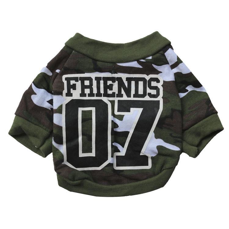 Футболка для собак XS Камуфляжний (1N0250)