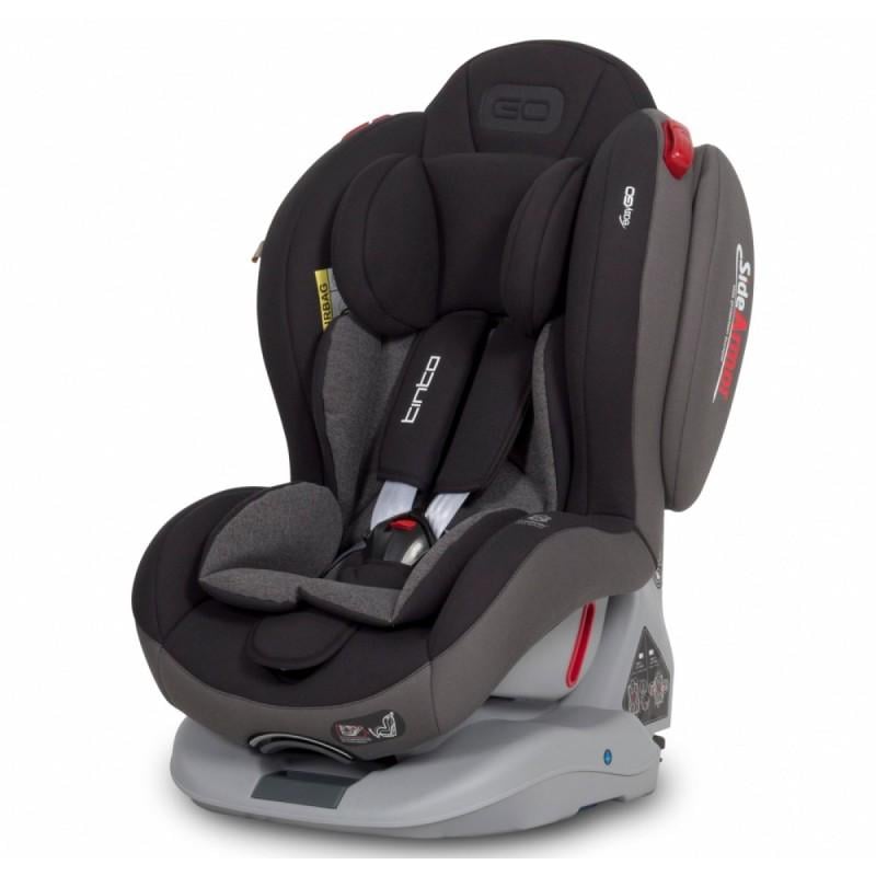 Автокресло EasyGo Tinto 0-1-2 группа 0-25 кг с системой Isofix Черный (Tinto-4)