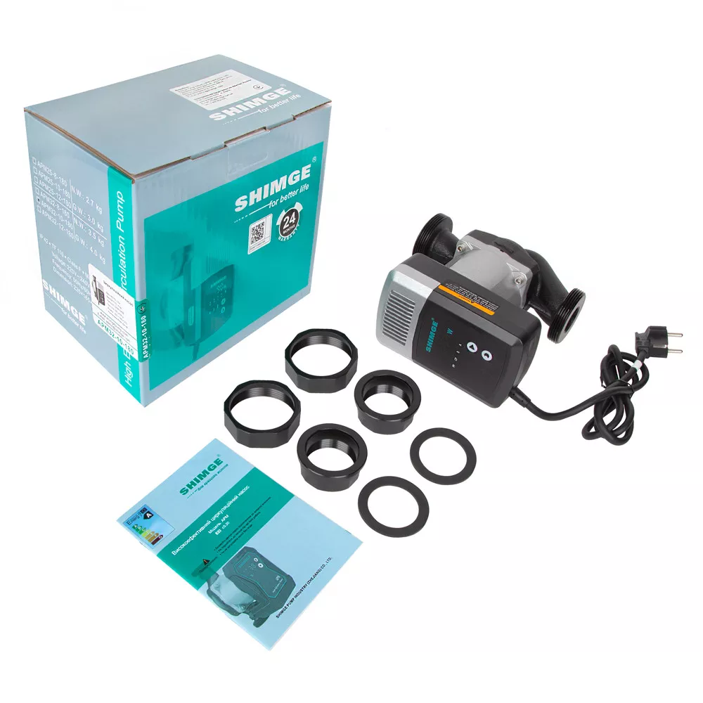 Циркуляційний насос SHIMGE APM 32-10-180 Qmax 9 куб. м гайка1 1/4" (SQ-1047597) - фото 7 Циркуляційний насос SHIMGE APM 32-10-180 Qmax 9 куб. м гайка1 1/4" (SQ-1047597) - фото 7