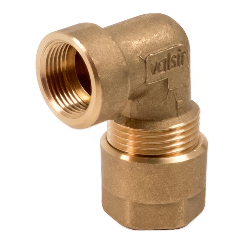 Уголок обжимной Valsir Pexal Twist 26 3,0x3/4" В (VS0100917)