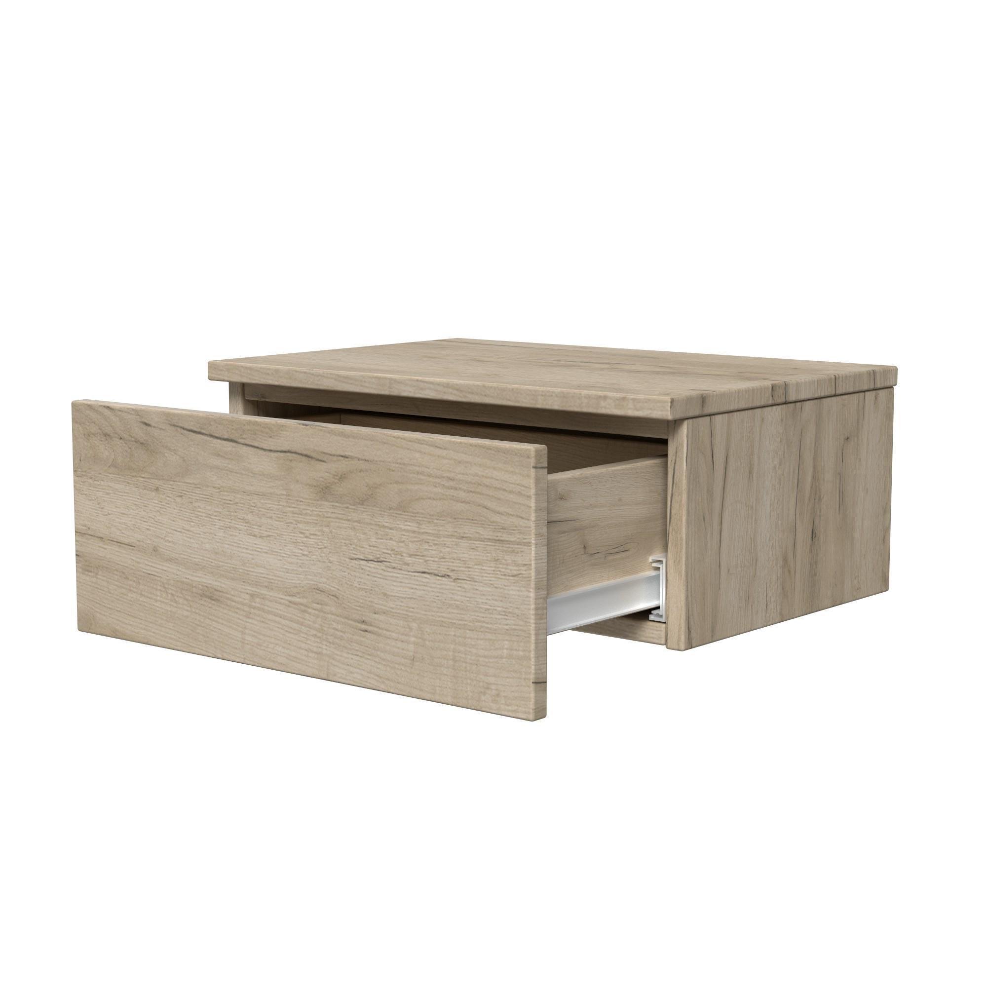 Тумба приліжкова ТП2 SENAM 180х450х310 мм ДСП Дуб Крафт Сірий - фото 4 Тумба приліжкова ТП2 SENAM 180х450х310 мм ДСП Дуб Крафт Сірий - фото 4