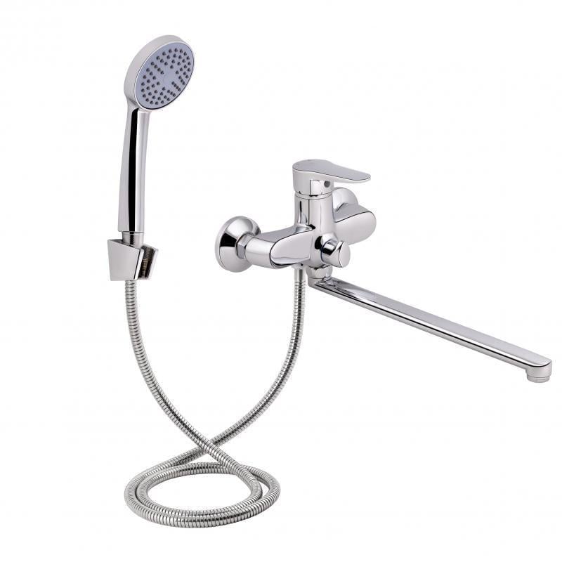 Смеситель для ванны Lidz хромированный Серебристый (LIDZCRM143400510)