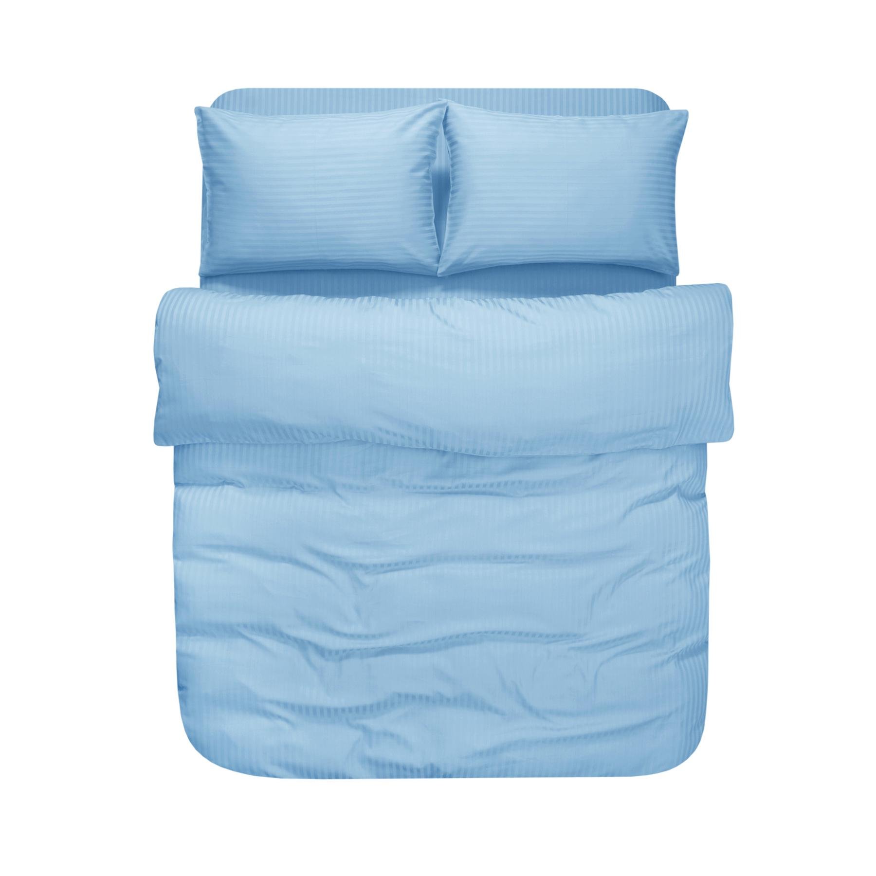 Постільна білизна Lotus Готель Сатин страйп 1х1 євро (11396107) - фото 1