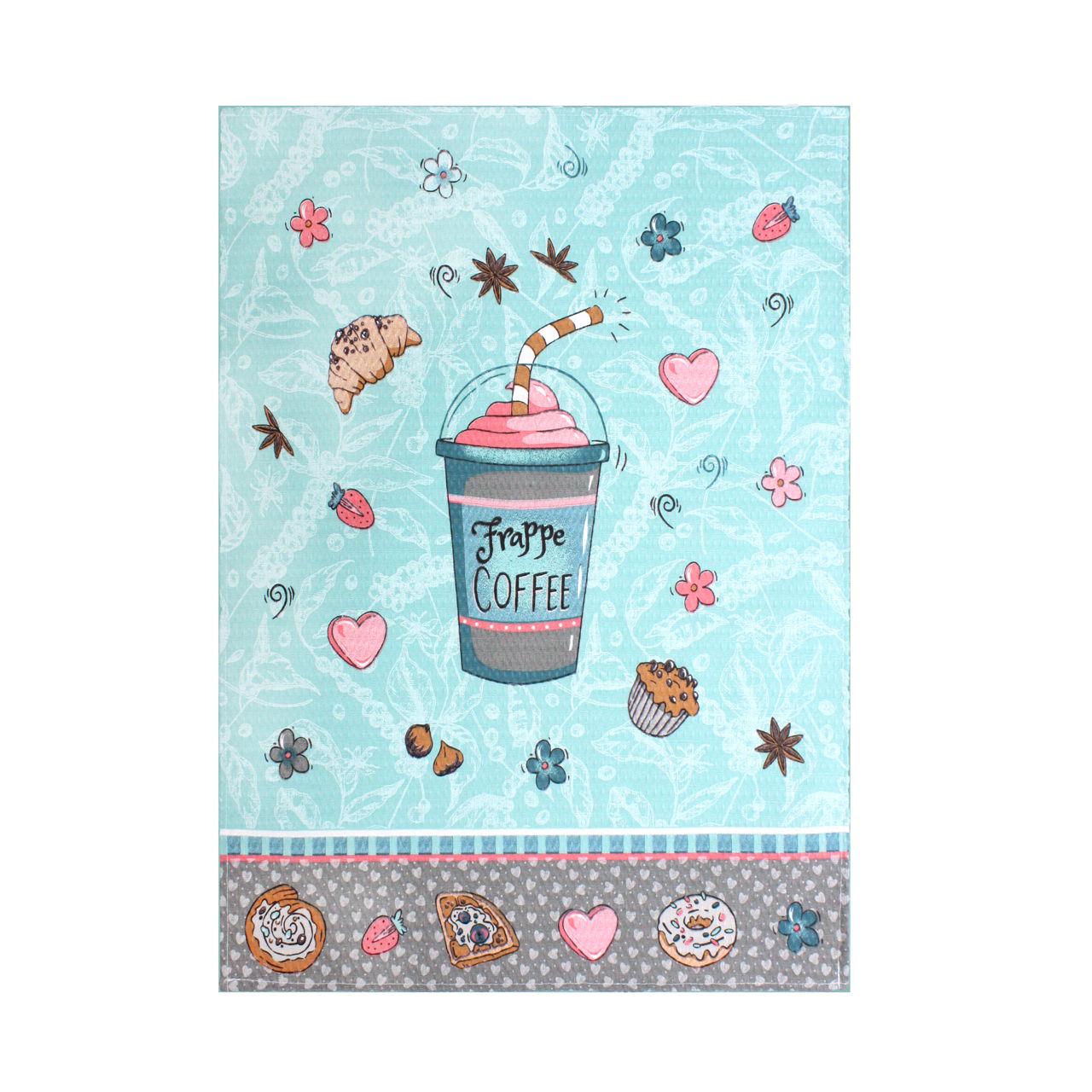 Кухонний рушник 0337 40х60 см Блакитний (161034)