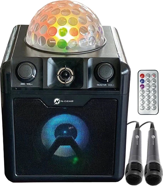 Колонка портативна N-Gear DiscoBlock 410 50 Вт Чорний Колонка портативна N-Gear DiscoBlock 410 50 Вт Чорний