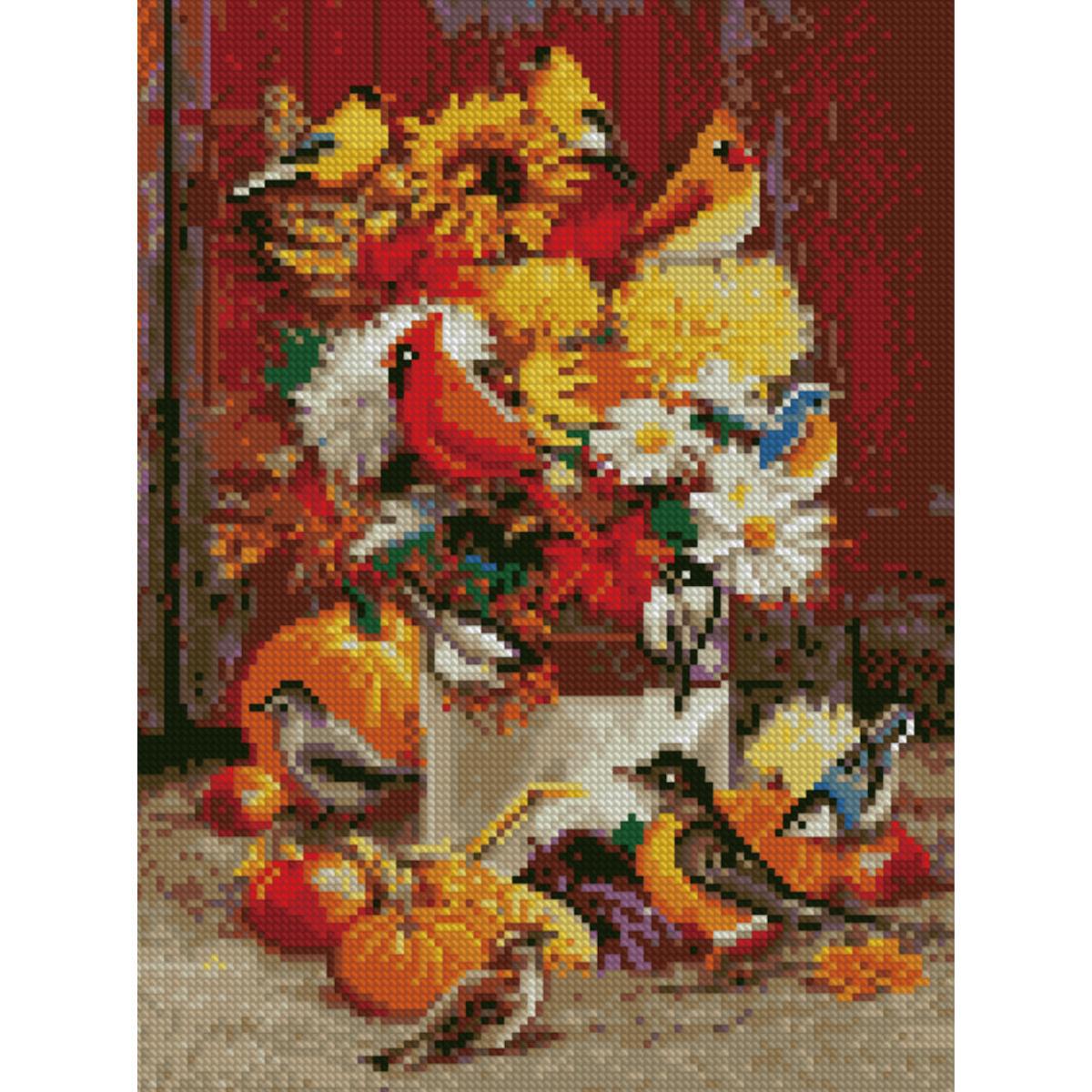 Алмазная мозаика Strateg Осеннее царство 30х40 см (Str-HX162)