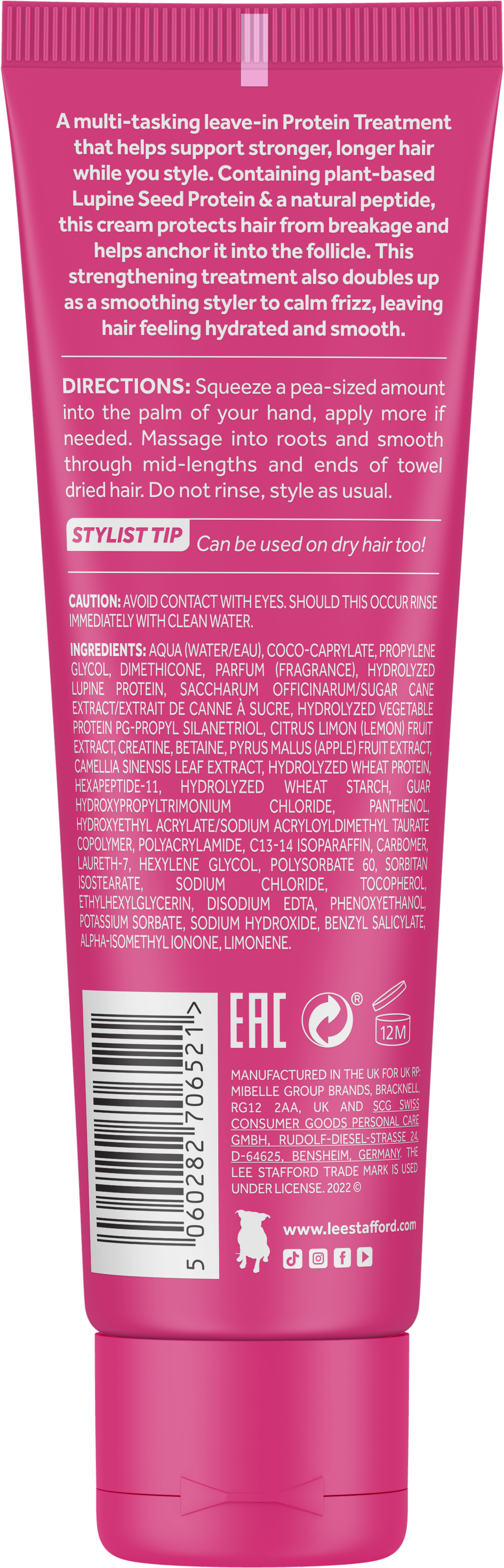 Протеїновий крем для стайлінгу Grow Strong & Long Protein Treatment Styling Cream 100 мл (LS6521) - фото 2 Протеїновий крем для стайлінгу Grow Strong & Long Protein Treatment Styling Cream 100 мл (LS6521) - фото 2