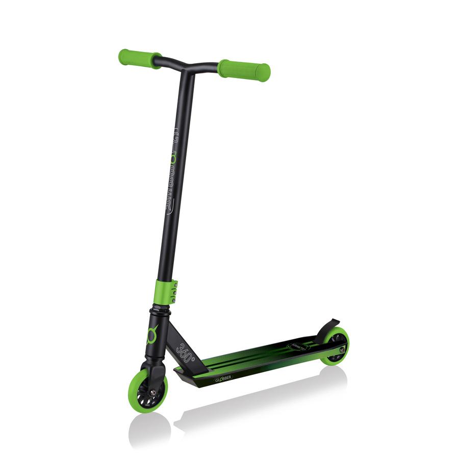 Самокат трюковый Globber GS 360 Black/Lime Green (564) - фото 3