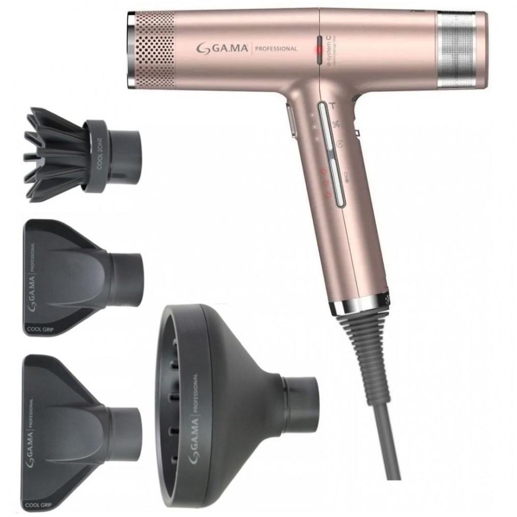 Фен Ga.Ma iQ3 Perfetto Oxy Active Rose Gold 1600 Вт (PH6080.PK) - фото 4 Фен Ga.Ma iQ3 Perfetto Oxy Active Rose Gold 1600 Вт (PH6080.PK) - фото 4