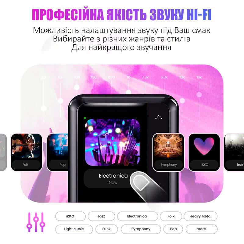 Переводчик наушники IKKO ActiveBuds TWS AI ChatGPT 45 языков WI-FI BT 5.3 Black (2000996216933) - фото 4